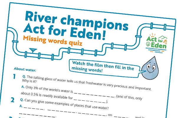River Champions worksheet cover